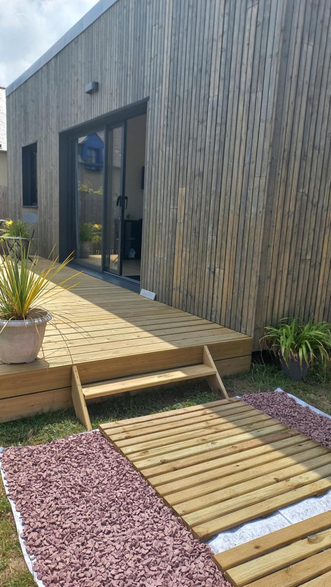 Le P'Tit Tram Villa Cancale Exteriör bild